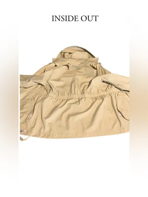 Vintage 1980'S Tan London Fog Lightweight Short Utility Trench Coat (11/12/M) thumbnail 12