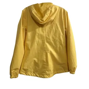 Avalanche Outdoor Supply Company Yellow Hooded Rain Jacket Women's‎ Small thumbnail 8