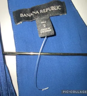 Banana Republic Navy Blue Maxi Dress thumbnail 4