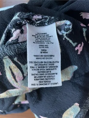 Free People Black Floral Slip Jumpsuit with Pink Floral Accents thumbnail 4