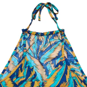 Prana Epicanopy Dress in Tropic Panama Palms Halter Size SMALL NEW thumbnail 6