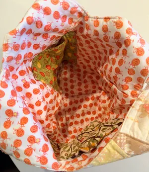 PURSE | handmade, quilted squares handbag Multiple thumbnail 7