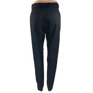 Zara Women's Black Straight Leg High Waist Ankle Career Trousers Dress Pants 30 thumbnail 3