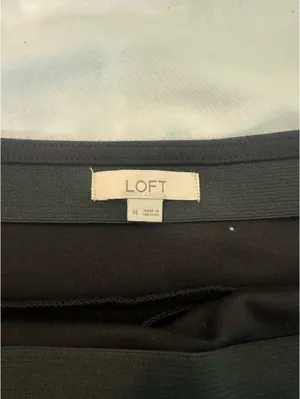 LOFT Black Mini Skirt thumbnail 4
