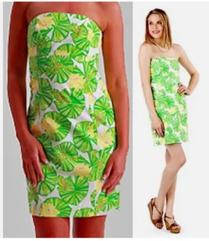 Lilly Pulitzer Franco Dress "Hip Hop Hooray" Size 10 thumbnail 2