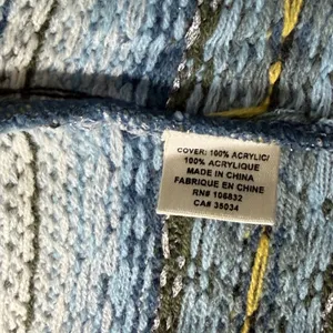 BDG Urban Outfitters Women Blue Striped Fair Isle Cardigan Sweater S NEW thumbnail 6