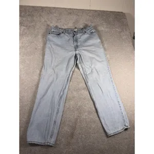 womens levis vintage‎ 512 slim fit straight leg 18 Reg 90s USA Made thumbnail 2