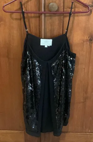 Black Sequin Top thumbnail 1
