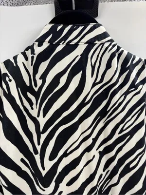 Express Y2K 2000s 00s club party cami tank zebra print going out top sz medium thumbnail 7