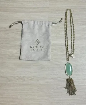 Women’s Kendra Scott Boho Necklace Blue And Gold Vibe Festival Necklace thumbnail 1
