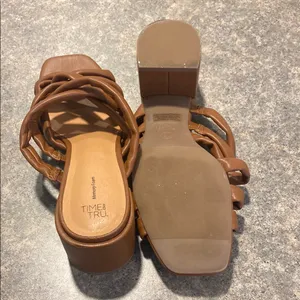 Time and Tru Tan Braided Mules thumbnail 5
