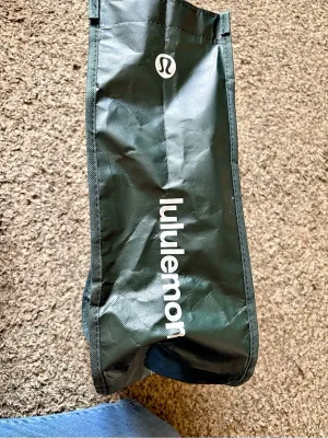 lululemon Reusable Shopping Bag Green Tote thumbnail 3