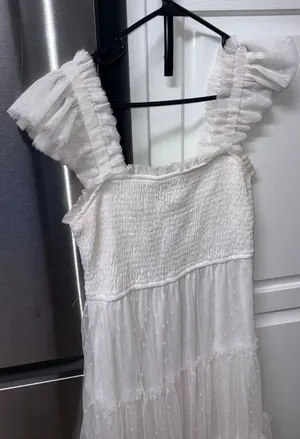 Blu Pepper Boutique White Dress Medium thumbnail 1