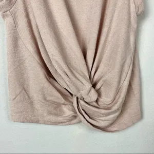 Artizia Wilfred Free Light Pink Daley Twist Front‎ Tank Top M thumbnail 5