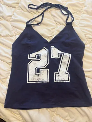 target halter top navy blue thumbnail 1