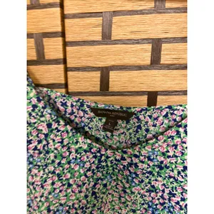 Banana Republic Blue Floral Cami‎ Size Large Petite thumbnail 5