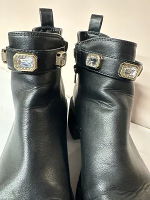Women’s Size 10 Y2K Chunky Heel Boots Platform Grunge Retro Fall Streetwear thumbnail 8