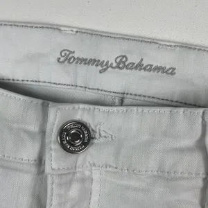 Tommy Bahama Pants Womens 6 White Ella Twill High Rise Ankle Glitter‎ Trim thumbnail 8