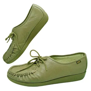 SAS Genuine Handsewn Siesta Tan Oxfords Lace Up Moccasin Toe USA Women's 10.5 thumbnail 1