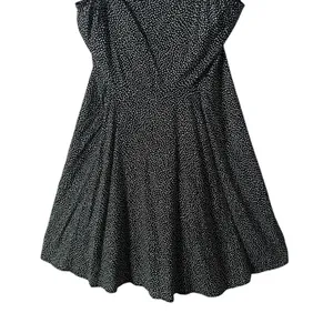 GAO Retro Black White Polka Dot Mini Fit Flare Dress Size M Pinup Rockabilly thumbnail 5