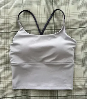 Purple workout tank top Size M thumbnail 3
