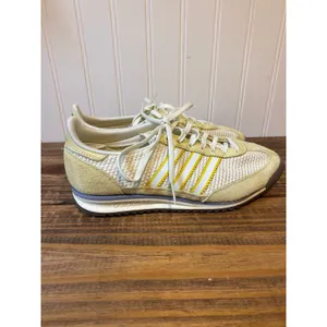Adidas Originals Mesh Suede Retro Sneakers Yellow White Women’s 6 thumbnail 7