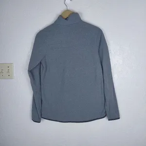 The North Face Grey Quarter-Zip Fleece Women Size Small thumbnail 2
