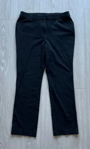Chicos Pants Womens Size 1 Medium Black thumbnail 1