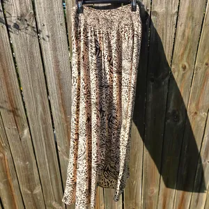 Japna Animal Print Wrap Stretch Midi Skirt SIZE Large thumbnail 5