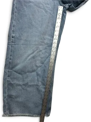 GAP Baggy Mid Rise Jeans Women’s 28/6 Regular Light Wash Wide Leg NWT $79.95 thumbnail 7