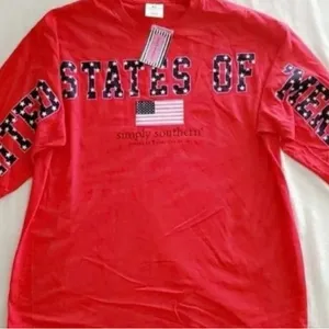 Simply Southern Red‎ Long Sleeve Tee thumbnail 1