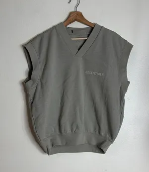 God ESSENTIALS Women's Pullover V-Neck Vest size medium streetwear summer fall thumbnail 1