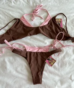 Strawberry Milk Mob bikini Brown Size M thumbnail 5