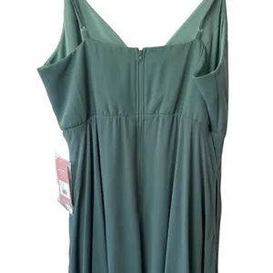 NEW Birdy Grey Kaia Sea Glass Chiffon Maxi Bridesmaid Dress Event Summer L thumbnail 9