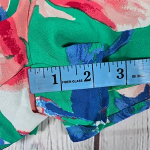 Lulu's Sweetest‎ Song Green Floral Print Backless Long Sleeve Romper M NEW thumbnail 8