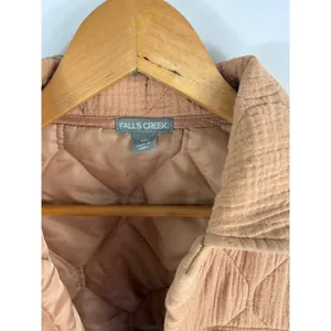 Falls Creek Quilted Orange Jacket Size XL thumbnail 2
