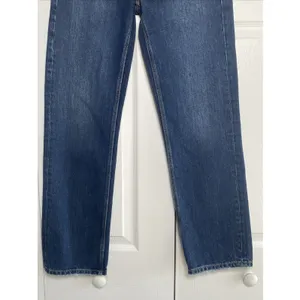 Zara Z1975 Straight Leg Jeans Womens Size 2 Blue Dark Wash Denim New Normcore thumbnail 3