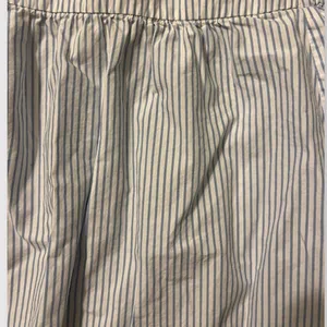 Madewell Clean Off the Shoulder Top in Blue and White Stripes thumbnail 3