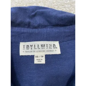Idyllwind Navy Embellished Top size XS Cowgirl core rodeo style edgy western thumbnail 10