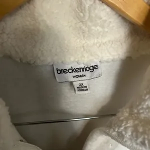 Breckenridge Womens Sleeveless Full Zip Fleece Vest Off White Snowflake Size 2XL thumbnail 3