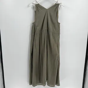 Apiece Apart Daphne Midi Dress Size 6 Embroidered Trim 100% Cotton Boho Bohemian thumbnail 5