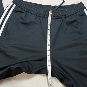 Adidas Black Joggers with White Stripes thumbnail 3