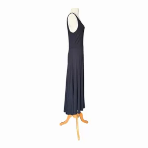 Marine Layer Lexi Rib Fit & Flare Midi Dress Black Medium NWT thumbnail 8