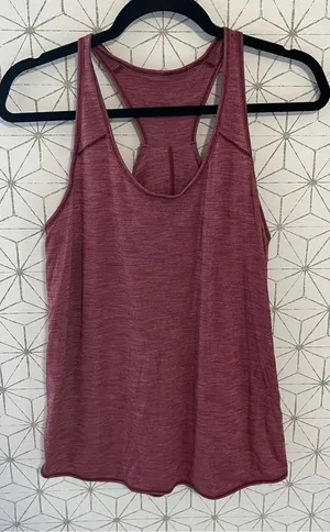 Lululemon Featherweight Red Tank thumbnail 1