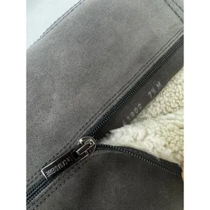 La Canadienne Villa Waterproof Faux Shearling Tall Boots Gray Women’s 7.5 thumbnail 6