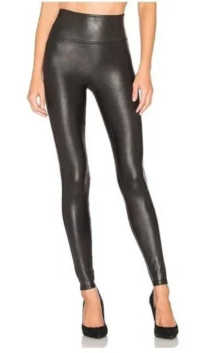Spanx Faux‎ Leather Leggings in Size Large thumbnail 1