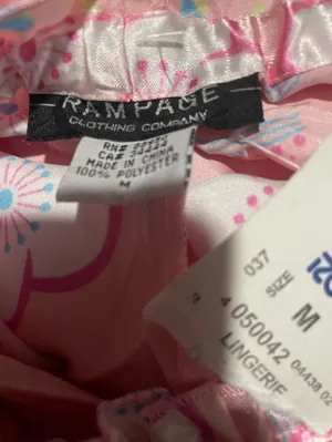 Rampage Pink Floral Satin Pajama Shorts thumbnail 2