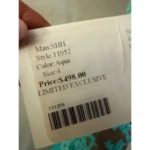 Sherri Hill 11052 Aqua Lace Tiered Ruffle Gown – NWT – Size 4 – $498 Retail thumbnail 8
