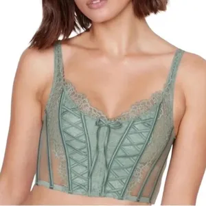 Victoria's Secret Dream Angels Unlined Lace Up Corset Size Small DD Fairycore thumbnail 1