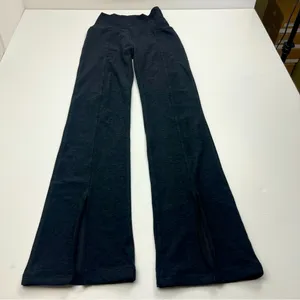 Beyond Yoga Make the Cut‎ Split Ankle Pants Womens Size XS Spacedye Black Grey thumbnail 1